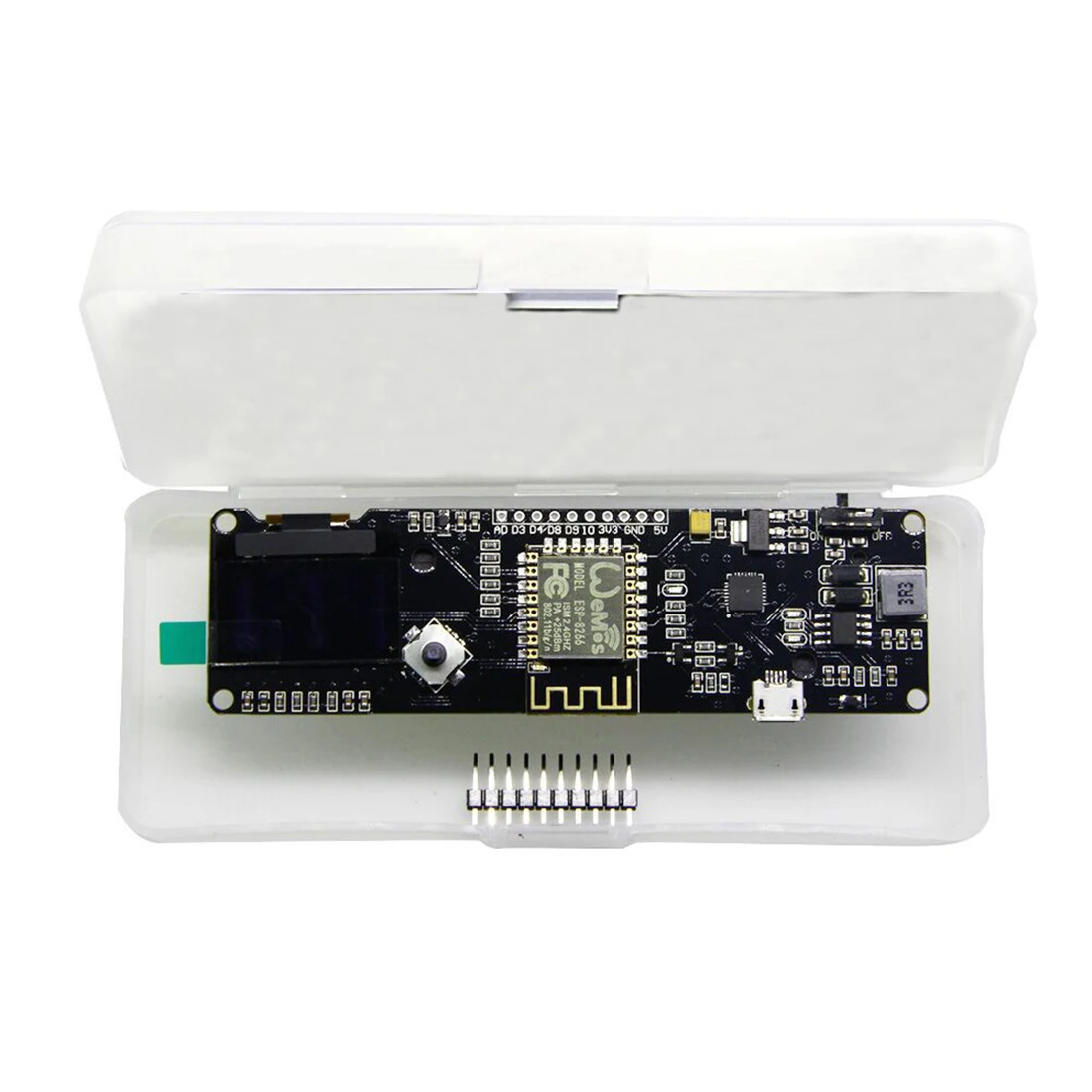 ESP8266 для NODEMCU с 0,96 дюймовым OLED удлинителем температуры и влажности, макетная плата, Метеостанция Wifi для Arduino