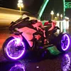 The New 1.1M Long Children Electric Two Wheeled Rechargeable Drive Motorcycle For 3-9 Years Kids Can Take Double Large Toy Car 4