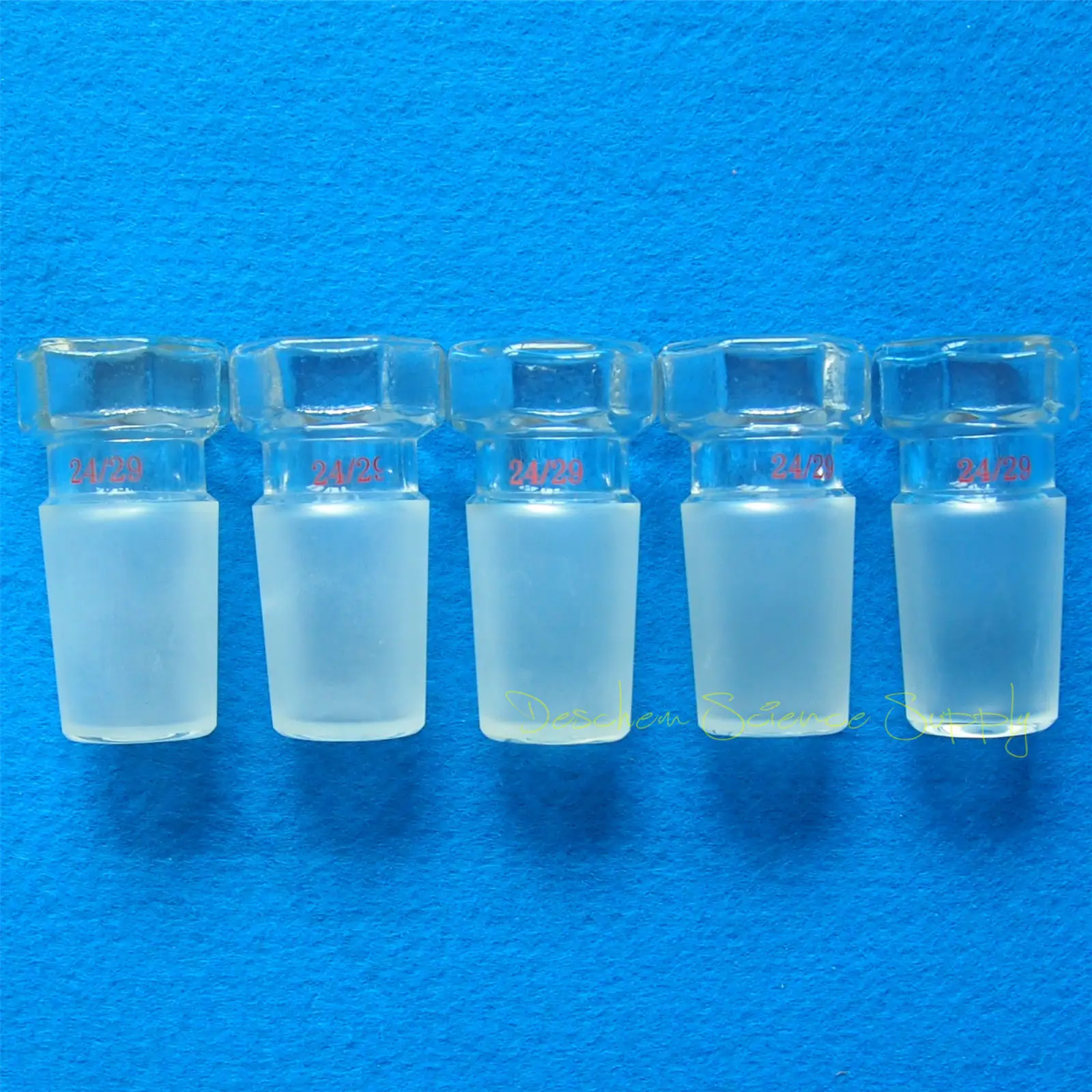 24/29,Glass Stopper,5 Pcs/Lot,Hexagonal Plug,Laboratory Chemical Glassware