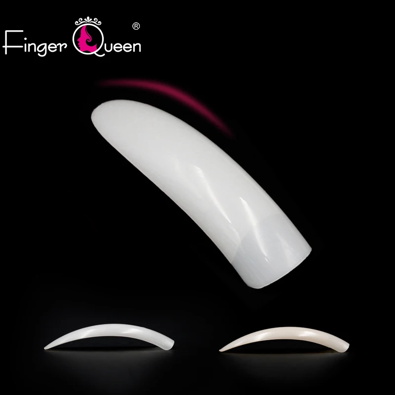 Модные женские французские накладные ногти Fingerqueen 1 набор искусственные