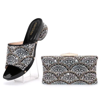 Italian Design Shoe with Matching Bags