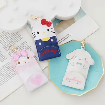 

Sanrio Hello Kitty My Melody Cinnamoroll Car Key Cover KeyChain Bag Cute Cartoon Coin Purse Pendant Ornament for Girl Gifts