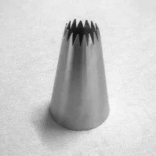 360 прямой 16 Зуб крем украшения рот сварка полировка 304 нержавеющая сталь пекарня DIY инструмент большой размер nai you zui