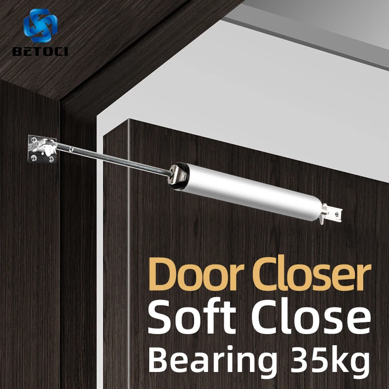 BETOCI Automatic Buffer Door Closer Soft Close Device,Within 90Degrees