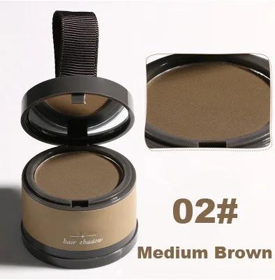 Hairline Shadow порошок Hairline модифицированные восстанавливающие тени для волос макияж консилер для волос подравнивание матовая пудра натуральный инструмент для красоты - Цвет: Medium Brown