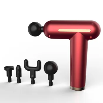 

USB Massage Gun Touch Screen Button 6 Gears Muscle Massager Exercising Muscle Pain Relief Muscle Relax Muscle Massager Gun