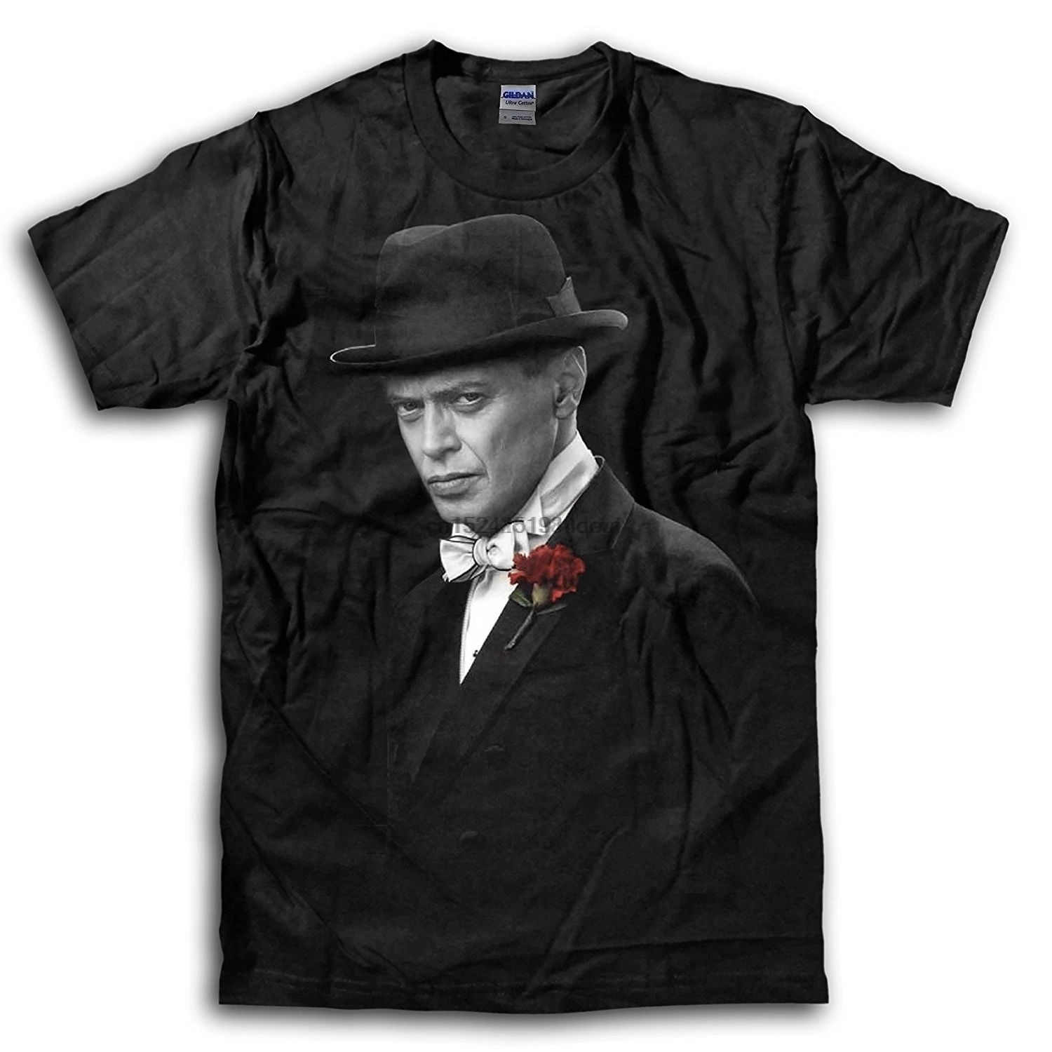 Boardwalk Empire Nucky Томпсон Мужская Черная хлопковая футболка |