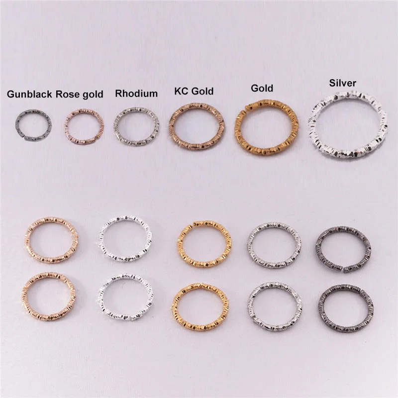 50-100 шт 8-20 мм серебряные круглые прыгающие кольца скрученные открытые раздельные кольца прыгающие кольца коннектор для изготовления ювелирных изделий фурнитура для DIY