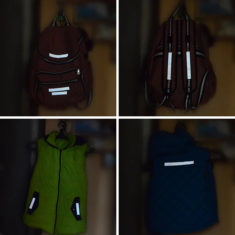 1.5/2/2.5CM Heat Transfered Reflective Tape Sticker Clothes Iron On Bag Shoes Diy Handmade Crafts