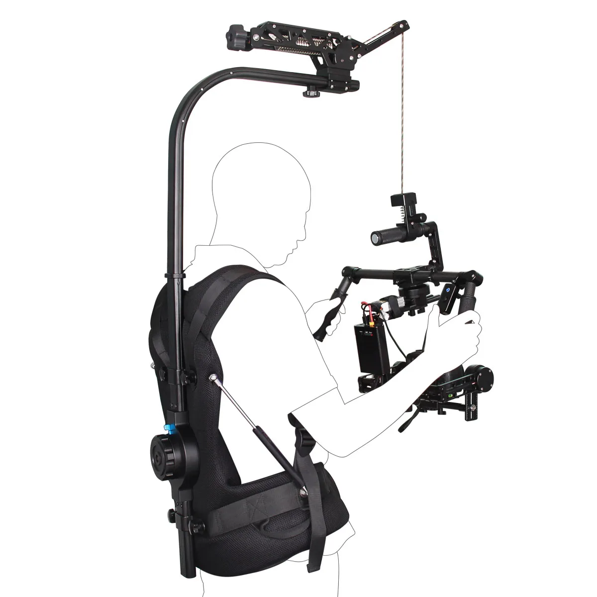 YELANGU maksymalne obciążenie waga 18kg łatwe niedźwiedź Rig B1 Steadycam + Secerene zestaw dla 3 osi Gimbal stabilizator ręczny 1 YELANGU maksymalne obciążenie waga 18kg łatwe niedźwiedź Rig B1 Steadycam + Secerene zestaw dla 3 osi Gimbal stabilizator ręczny 1