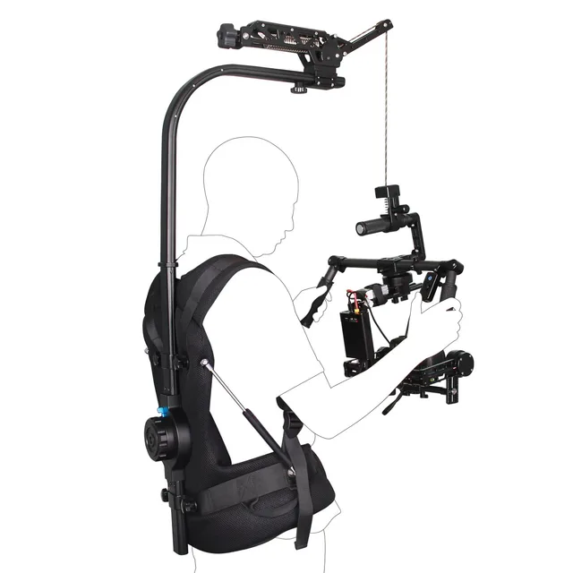 YELANGU maksymalne obciążenie waga 18kg łatwe niedźwiedź Rig B1 Steadycam + Secerene zestaw dla 3 osi Gimbal stabilizator ręczny 1