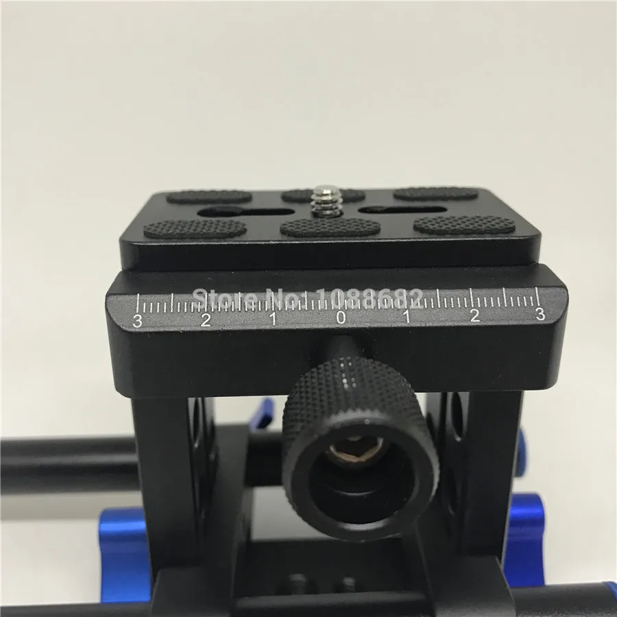 Camera Quick Release Plate 15mm Rods Rig Clamp (10)