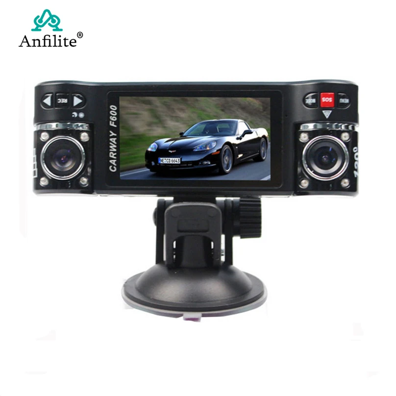 Автомобильный видеорегистратор Carway F600 2 7 &quotTFT LCD HD 1080P с двумя вращающимися