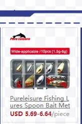 PureLeisure рыбы приманка 6 шт. wobler na ryby Поппер иска Pop Up РЫБАЛКА 12 г строю приманки Smart гольян снасти Иска esfishing