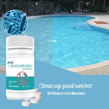 

100 Pcs/set Pool Cleaning Effervescent Chlorine Tablet Multifunctional Effervescent Tablets Spray Cleaner Home Cleaning
