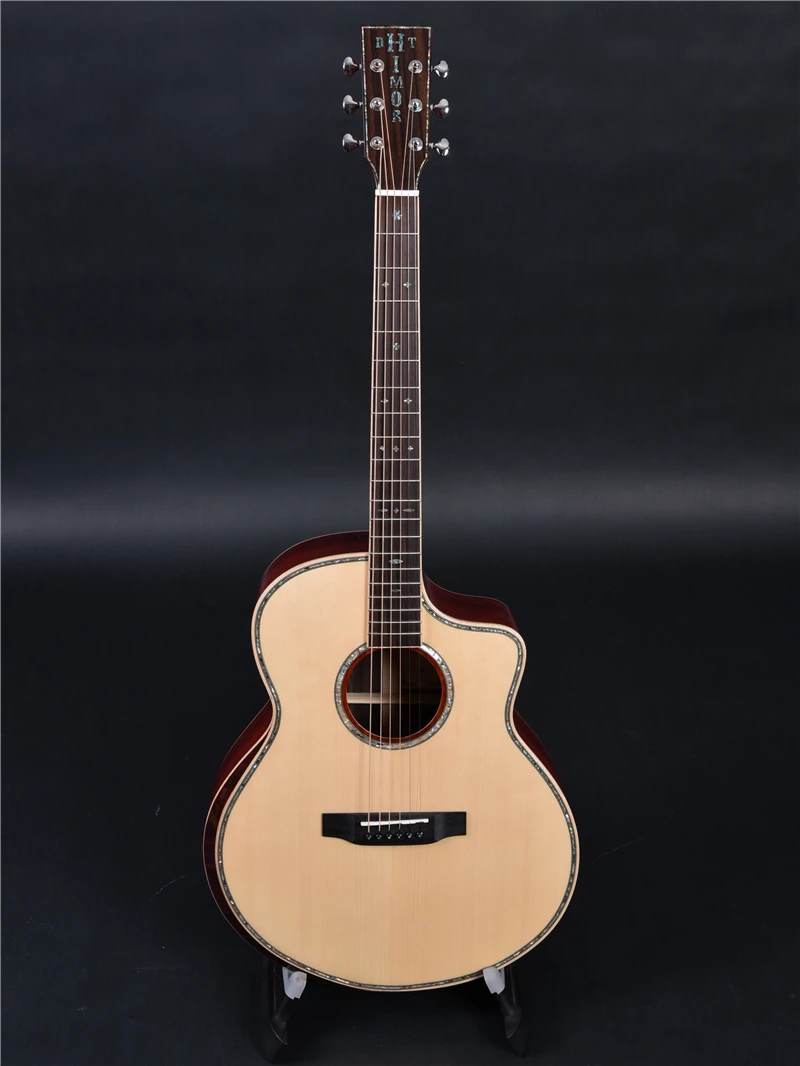 Himor HM730GSC GC cut way solid santos rosewood Акустическая гитара, акустическая электрогитара s