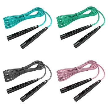 

Adjustable Skipping Rope Durable PVC Lightweight Ergonomic Handle Fast Speed Jump Rope Cable For Exercise Fitness Sport