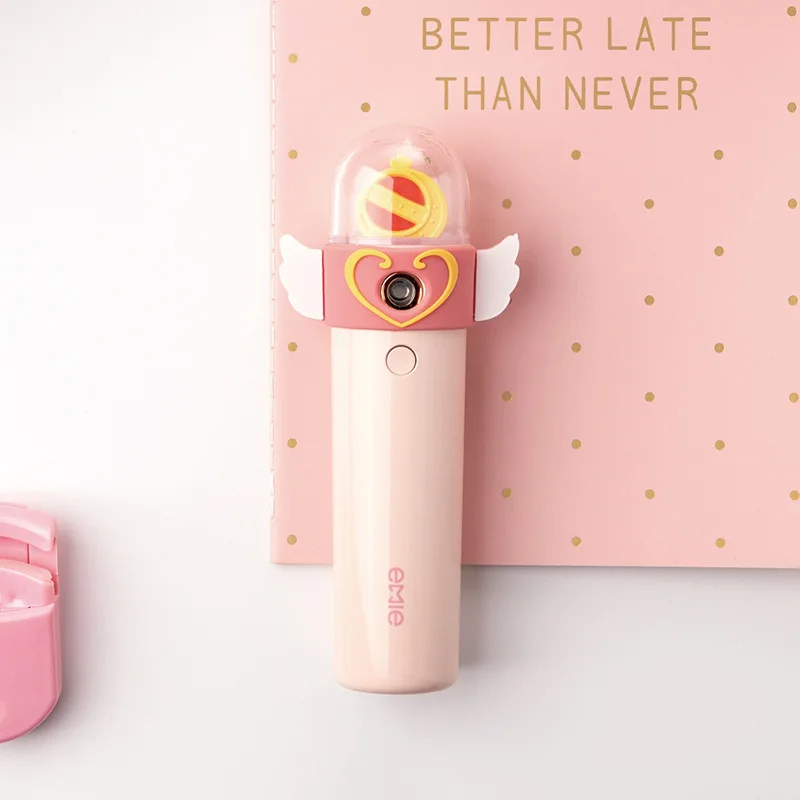 

Sailor Moon 2 In 1 Nano Mist Sprayer Facial Nebulizer Steamer Moisturizing Skin Care Cosmetic Power Bank Portable Charger