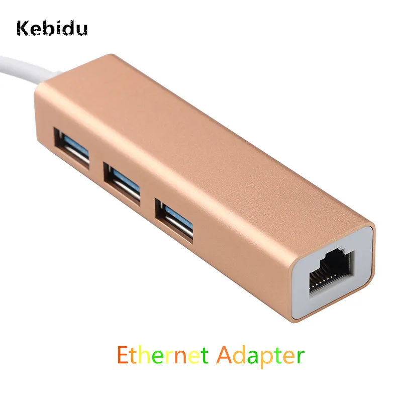 USB C Ethernet адаптер с 3 0 концентратор для MacBook Pro PC usb type Gigabit Rj45 |