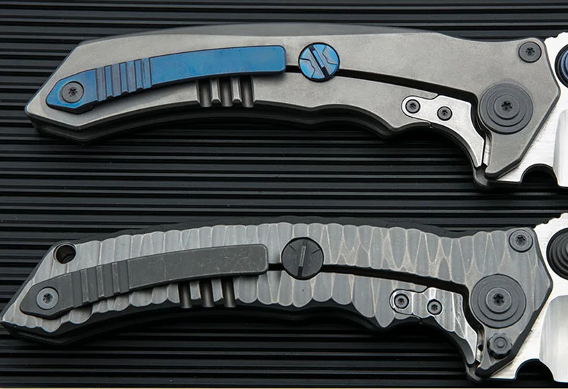 

NEW Big Big Big Maxace SANDSTORM Integral Titanium Handle Free Shipping