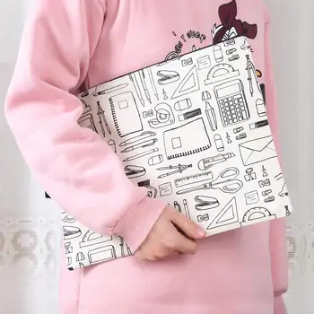 

Business Gift Multi-Functional Multi-function Travel Outdoor Organizer B6 PVC Oxford Zipper File Bag Folder
