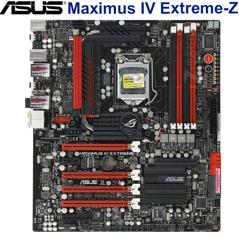Материнская плата ASUS Maximus IV Extreme-Z LGA 1155 DDR3 Intel Z68 P8Z68 оригинальная материнская для