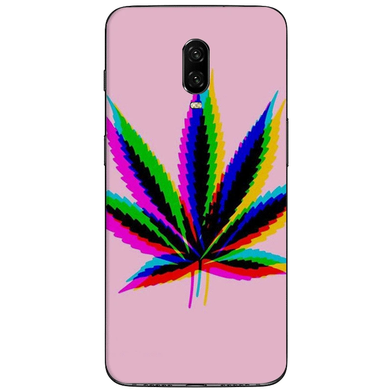 B11 Cell Mobile Phone Case soft tpu for oneplus 5 5T 6 6T 7 Pro Back Cover Protection Cute Art High Weed - Цвет: B11