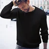 2022 Autumn and winter new men's pullover Casual Jumper solid color knitted top ► Photo 2/3