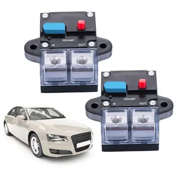 

Hot 1 Pc Vehicle Car Circuit Breaker Push Button Resettable Stereo Automatic Recovery Fuse Holder Car Switch Auto Accessories