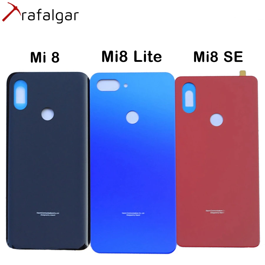 Заднее стекло для Xiaomi Mi 8 задняя крышка батарейного отсека Mi8 Pro 8SE задний