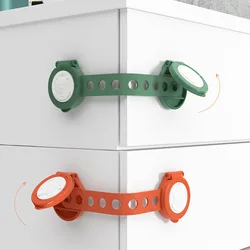 Verrou de sécurité pour bébés, Protection pour enfants, verrouillage d'armoire en plastique, verrouillage de portes et tiroirs 