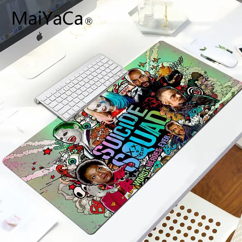 MaiYaCa отряд самоубийц индивидуальные коврики для мышки ноутбук коврик для мышки в стиле аниме Удобная мышка коврик игровая защелка для мыши