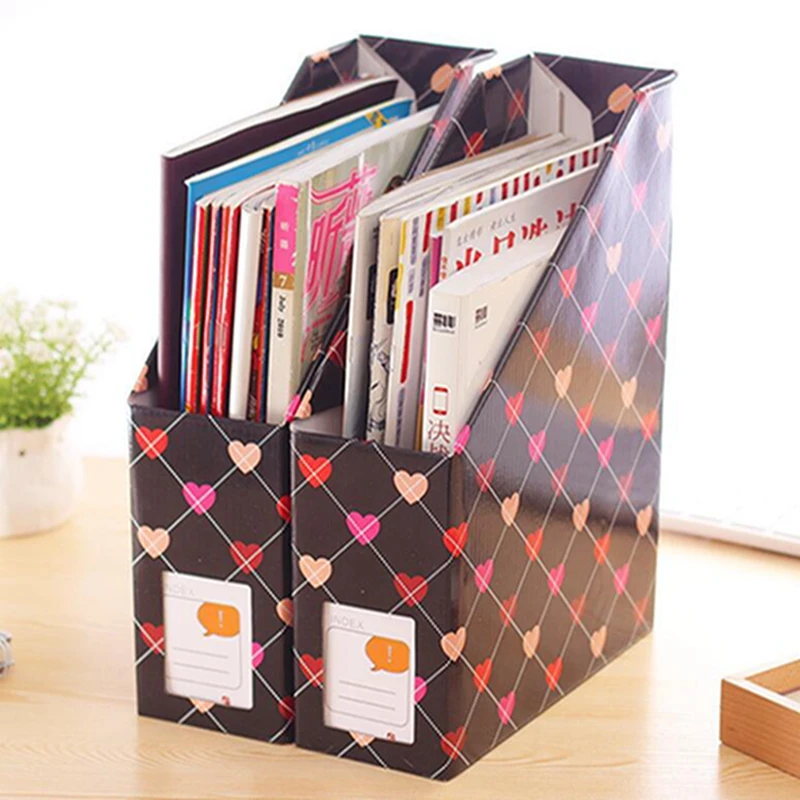Best Paper Document Data Desktop Creative Storage Box Home Desk Folder Finishing Book Shelf Student Book Storage Box