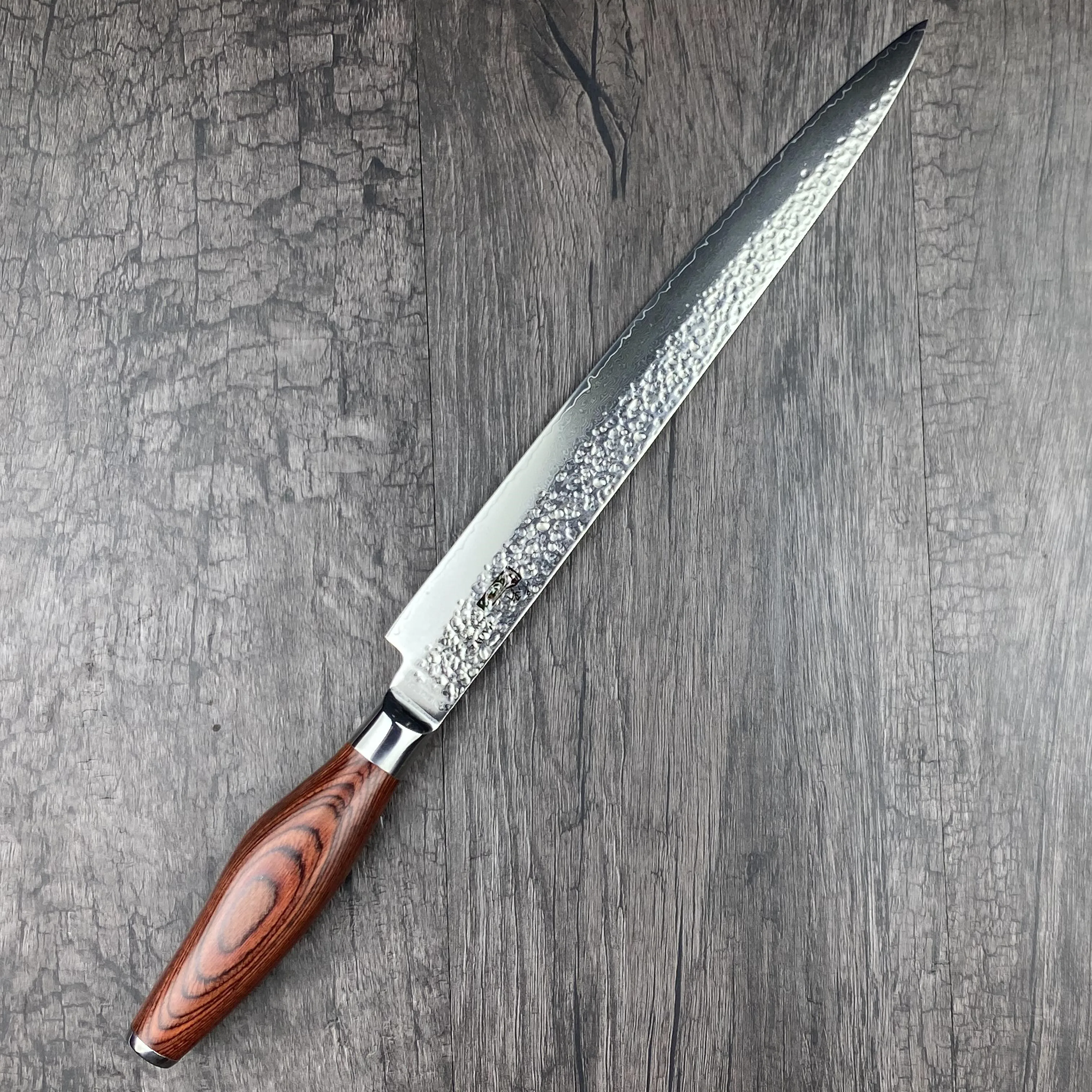 HAOYE 10 &quotдамасский нож японский кухонный слайсер susi молоток для филе кованый шеф