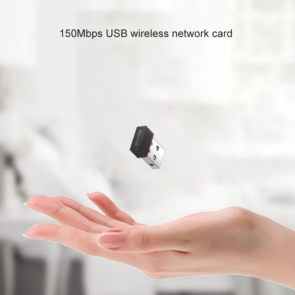 Беспроводной мини адаптер KEBIDU USB 2 0 Wi Fi 150 м сетевая LAN карта Мбит/с 802 11 ngb REALTEK