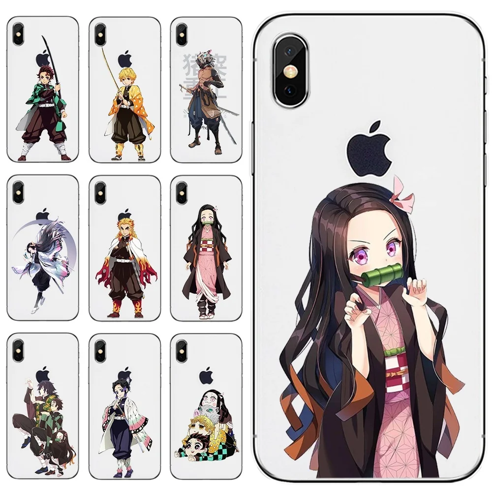 Demon Slayer Kimetsu No Yaiba Косплей Аниме Подарки IPhone 11 Pro Max 8 7 Plus X XS MAX SE 2020|Бамперы| |