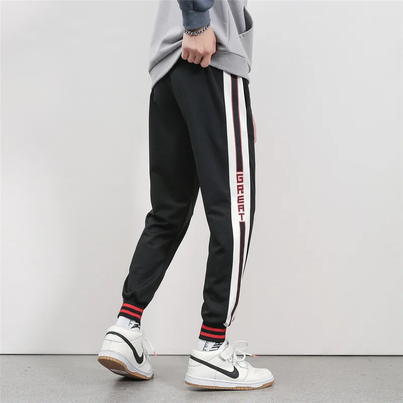 

Large Size K881/P35 Autumn Clothing MEN'S Pants Students Athletic Pants Harem Pants Korean-style Large Size Casual Pants