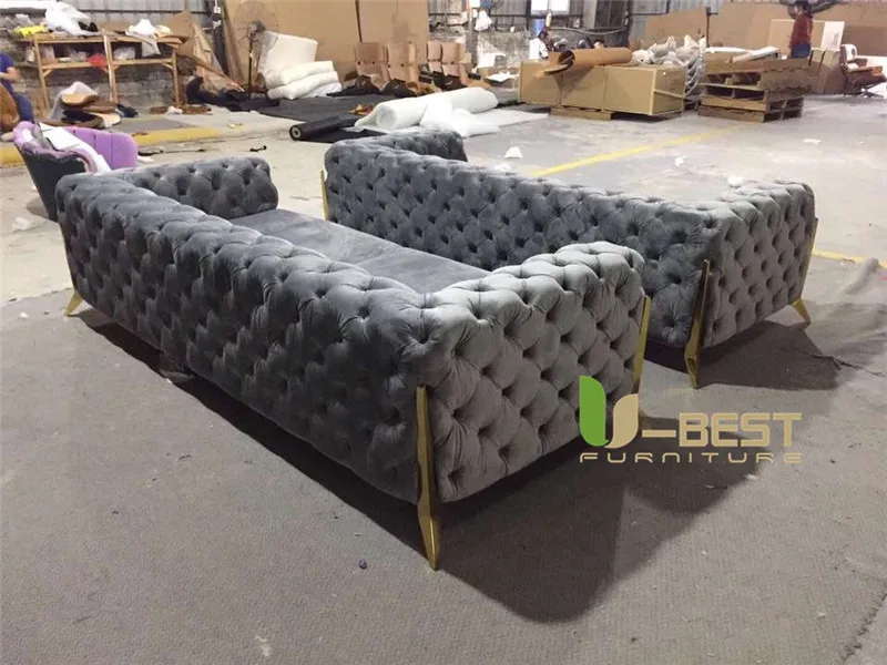 Home Furniture Modern Design Luxury Sectional Fabric sofa  (5)