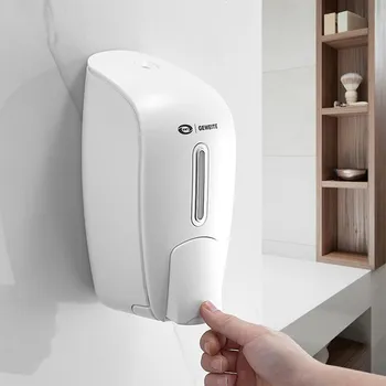 

WZLY Shampoo Liquid Dispenser Manual Shampoo Shower Wall Mount Single Pump Shower Dispenser Kitchen Bathroom Accessories