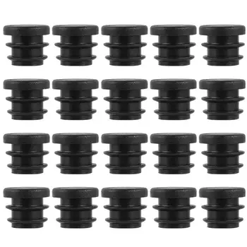 

100pcs 16mm Round Plastic Cover Furniture Leg Plug Blanking End Caps Tube Bung