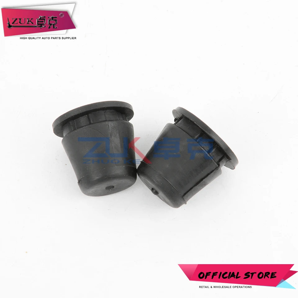 thumbnail image 2 of 2 PC Hood Bumper Stops Fit Jeep Wrangler 1987-2016 Cushion Stoppers Black Rubber 2 of 14