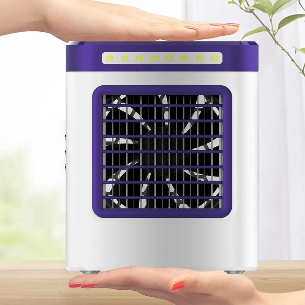 500ml USB Mini Air Conditioner Desktop Cooling Fan Air Humidifier Purifier Summer Air Cooler Cooling Fan for Home Office