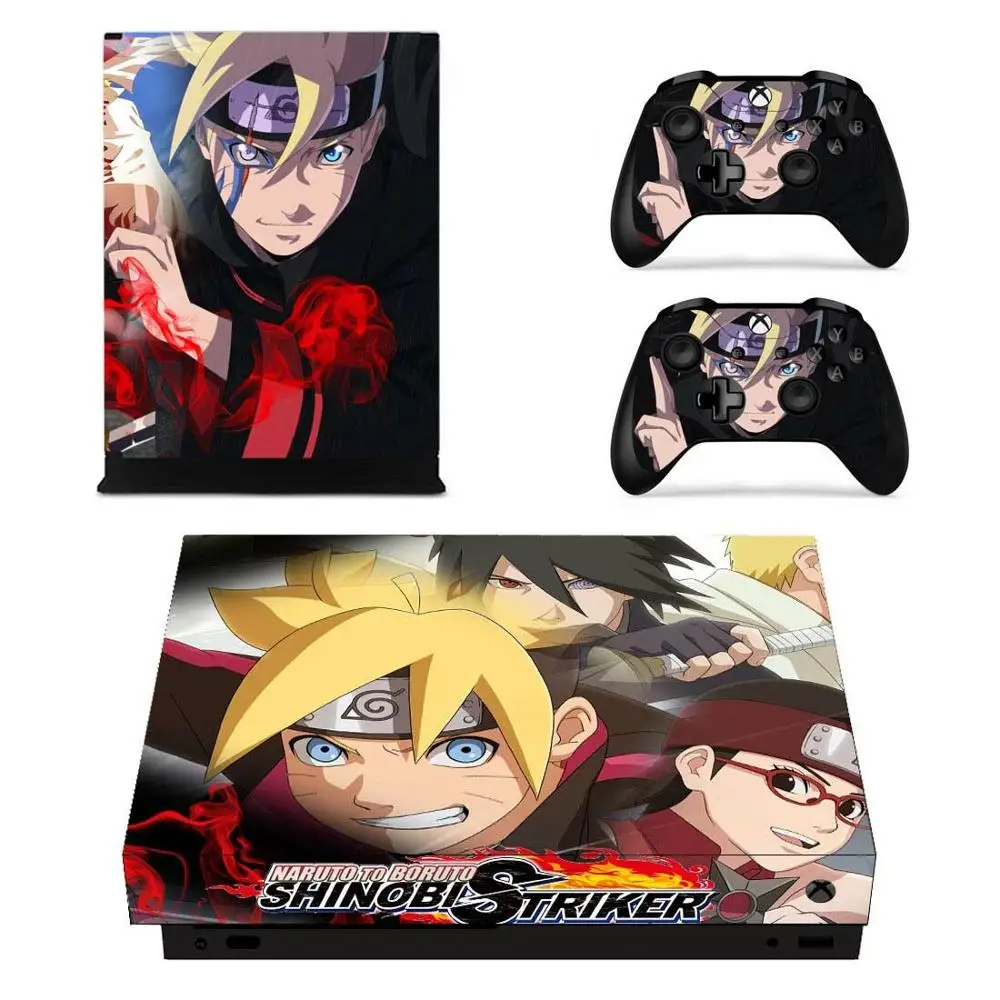 Наруто для Boruto Shinobi Striker наклейка s для Xbox One X Виниловая наклейка для Xbox one X пульт дистанционного управления скины