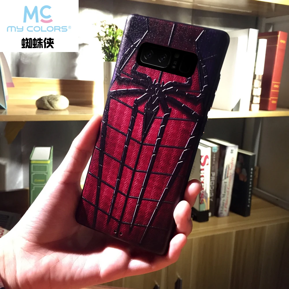 

Marvel soft phone case For Samsung Galaxy S10 s8 s9 plus S10E Note 8 9 10 PRO luxury Soft Silicon cases Spiderman iron Man capa