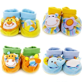 

Baby Toys Giraffe Model Rattle Ring Bell Cute Sock Fun Musical Stroller Toys Soft Toddler Newborn Rattles Infant Baby Toy