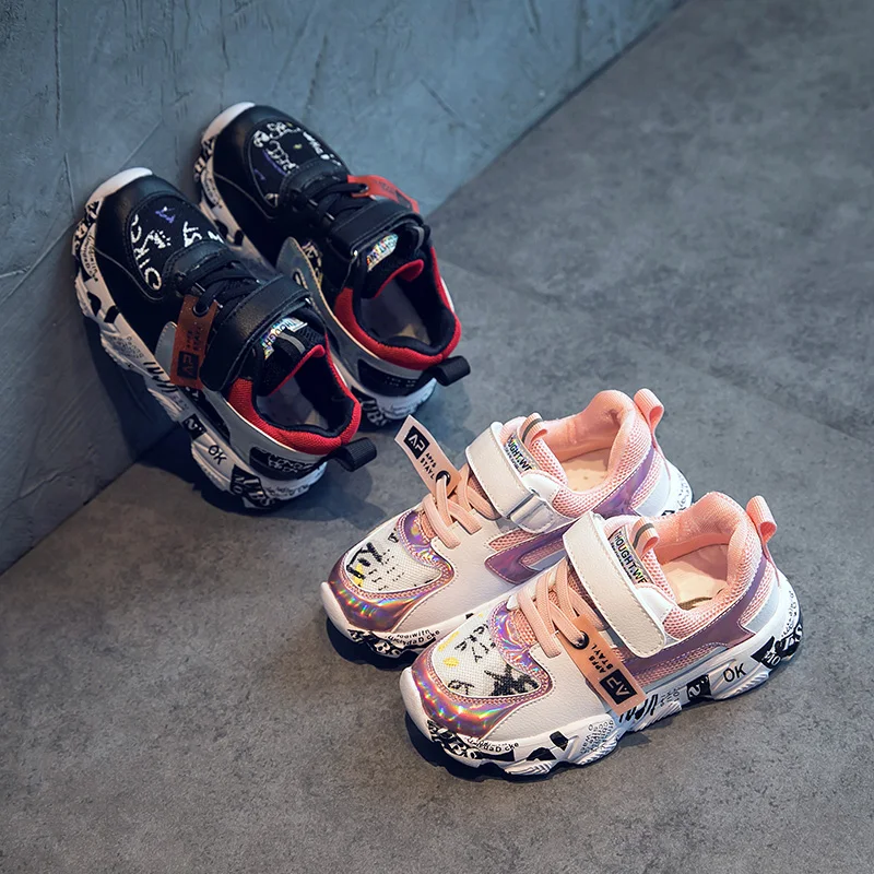 Unisex Kid Boy Sneakers Anti Slip Walking Boy Shoes Comfortable Girls Running Shoes Good Quality Sports Shoes Girls Toddler Shoe