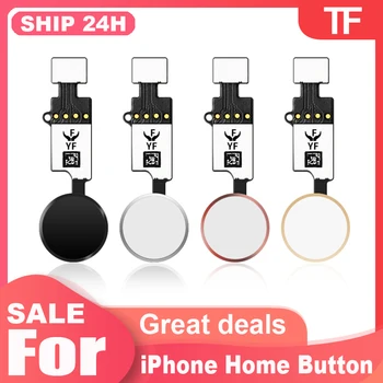

Home Button For iPhone 7 7 plus 5s 6s 6 8 Button flex cable Restore ordinary Button Replacement return functions