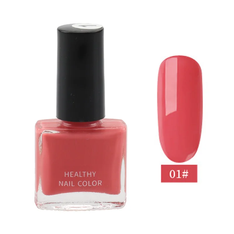 01 QUNQC Nail Polish 37 Colors Gray Red Green Series Nail Polish 6ml Quick Dry Eco-friendly Hybrid Varnishes Polish Nail Art - Цвет: 01
