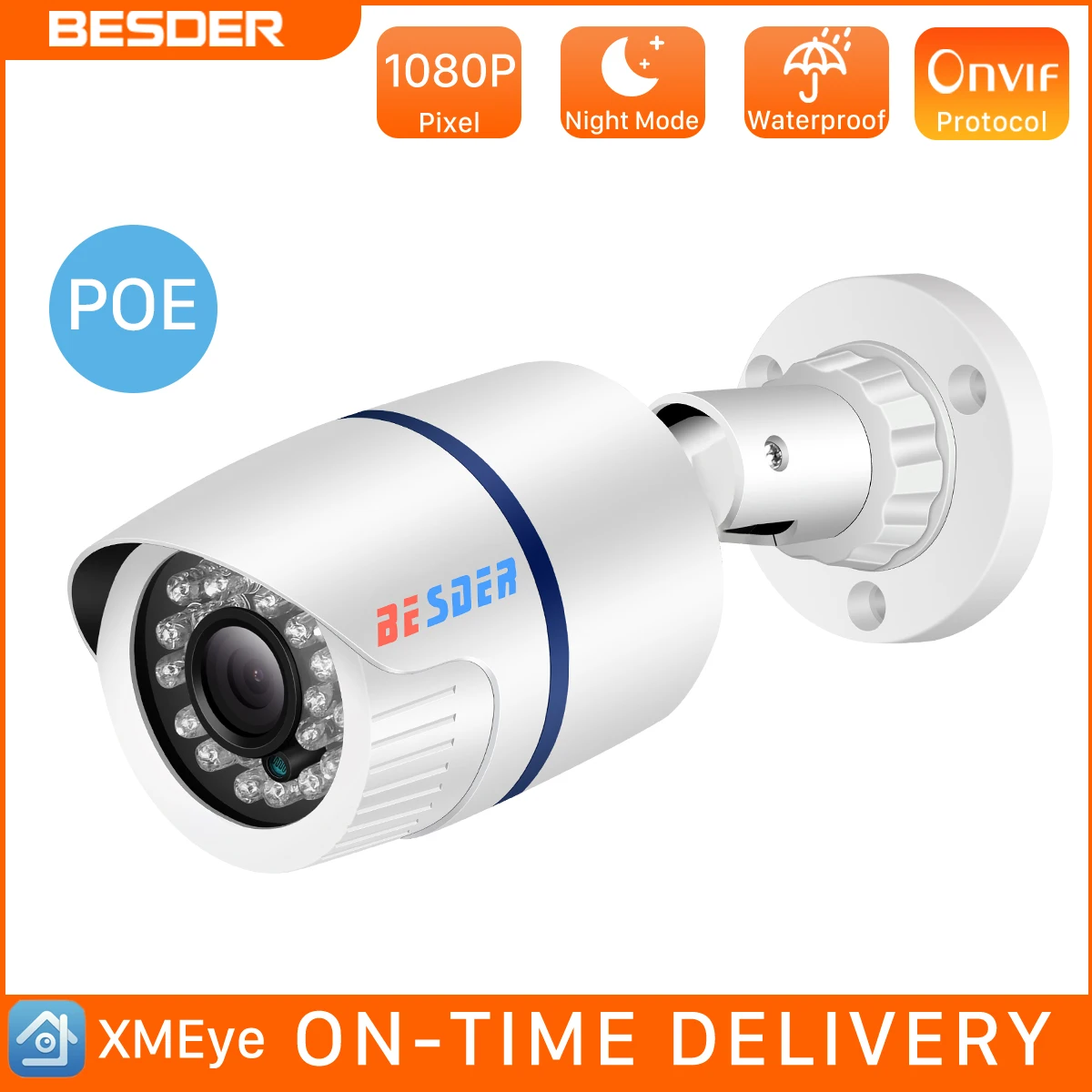IP камера BESDER широкоугольная 2 8 мм 1080/960/720P с датчиком движения|ip camera 1080p|ip cameraonvif p2p |
