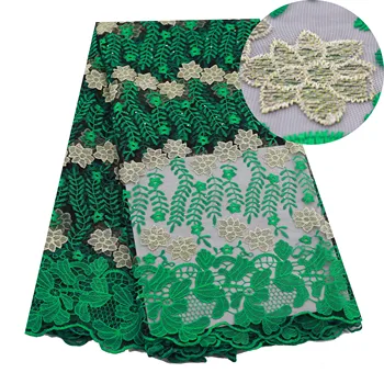 

Green French Lace Fabric Nigerian Lace Fabric 5 Yards African Fabric African Lace Fabric High Quality Lace